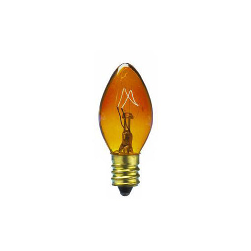 Sival C9 Christmas Bulb, 7W, Transparent Colors 0 Bulbs, Clear, 1000-Pack