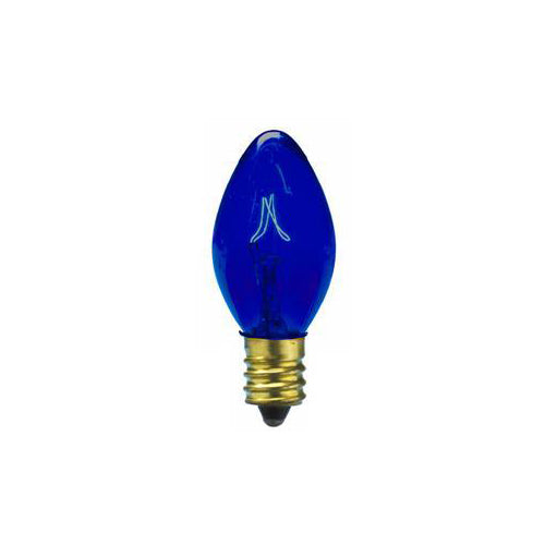 Sival C9 Christmas Bulb, 7W, Transparent Colors 0 Bulbs, 1000-Pack
