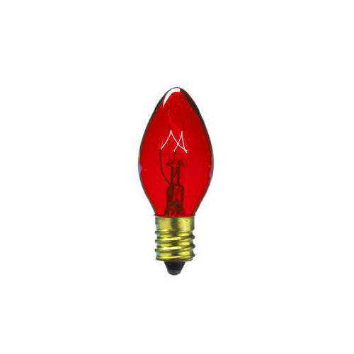 Sival C9 Christmas Bulb, 7W, Transparent Colors 0 Bulbs, 1000-Pack