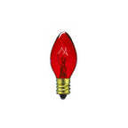 Sival 7C9TR-1000 C9 Christmas light bulb 7W E17 transparent red, view 6