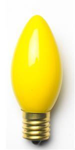 Sival C9 Christmas Bulb, 7W, Ceramic (Opaque) Colors 0 Bulbs, Ceramic Green, 25-Pack