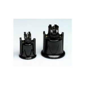 Twist-On Pin Socket, medium base, indoor, black, UL indoor -