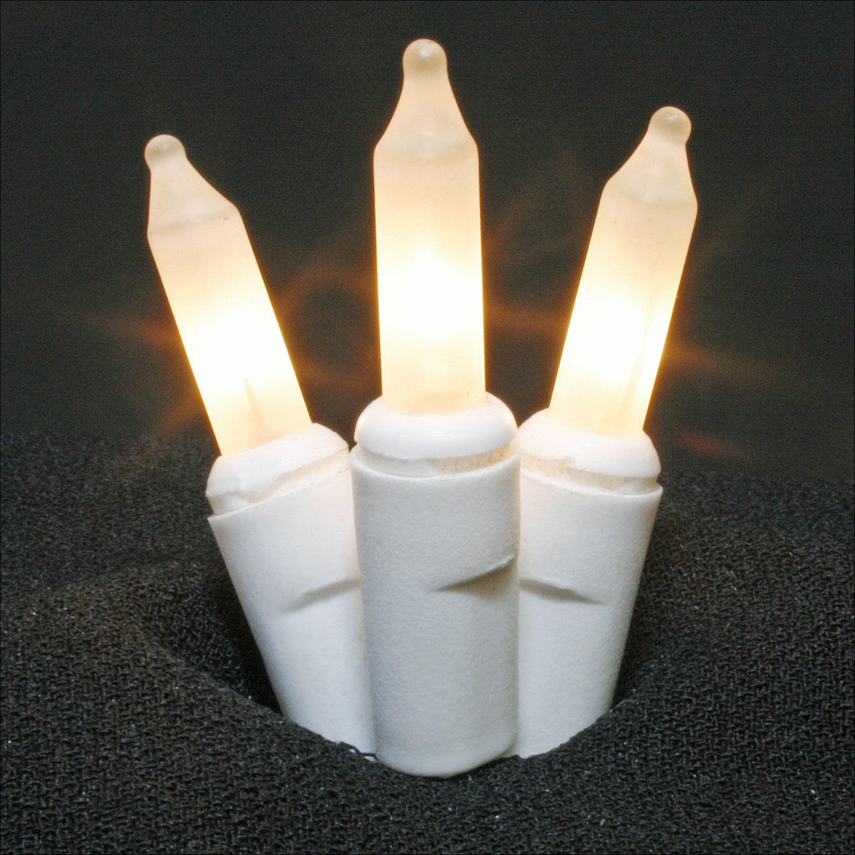 Sival Minilights with 100 Lights, 5" spacing - White Wire (s), Clear, 1-String Pack