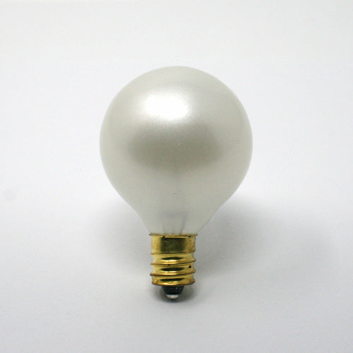 Sival G40 Globe Party Bulbs, 5W - Various Colors Available - (Candelabra Base/E12), Clear, 25-Pack