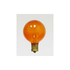 Sival G50 Globe Party Bulb, 7W, E17 Intermediate Base, Multi "Satin" (R/G/A/B/Pi), 25-Pack