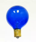 Sival G507E17TB G50 globe party bulb 7W E17 transparent blue
