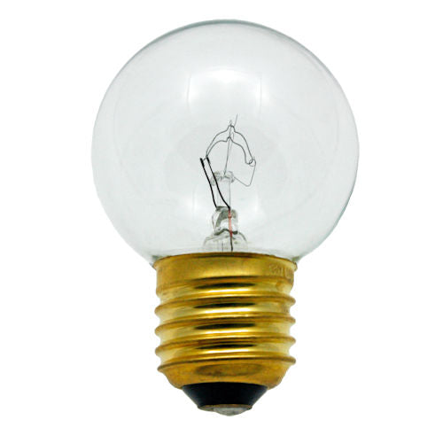 Sival G50 15W Globe Party Light Bulb - Clear - (Medium Base/E27), 500-Pack