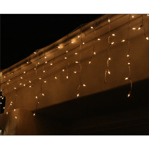 Sival Icicle Lights (Mini Style) - White Wire with Clear Bulbs (s), 20-String Pack