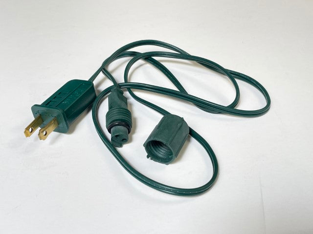 Sival LED Co-Axial Power Cord, 3 ft, 6ft, or 12 ft, Brown or Green Wire, 3 Feet, 1-String Pack