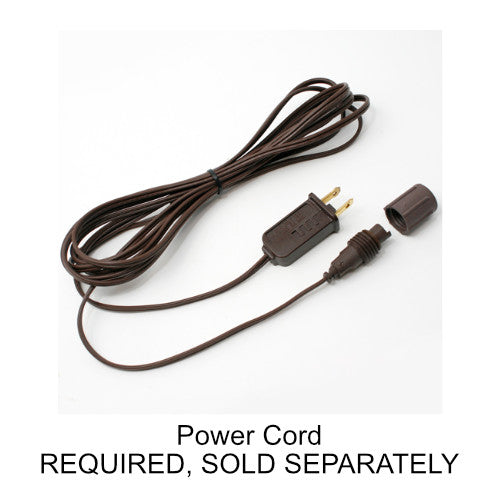Sival LED 50LT Polka Dot (5mm) CO-AXIAL Christmas Light String, 6" Spacing - Brown Wire (s), Yellow, 24-String Pack