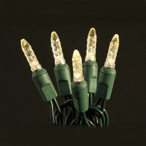Sival LED 70LT M6 Light String - Green Wire (s), Blue, 24-String Pack