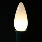 Sival LED C9 Opaque (Frosted) Smooth Plastic Christmas Light Bulb, 0.58W, Sun Warm White, 500-Pack