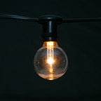 Sival LED Premium G40 Globe Smooth Plastic Party Bulb, 1 SMD LED, 0.5W, Warm White (2300K), E12 Candelabra Base, 25-Pack