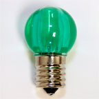 Sival LED G30 Smooth Plastic Globe Bulb, 5 LEDs, 0.96W, E17 Intermediate Base, Blue, 500-Pack