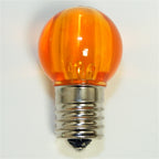 Sival LED G30 Smooth Plastic Globe Bulb, 5 LEDs, 0.96W, E17 Intermediate Base, Blue, 500-Pack