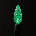 Sival C6 Strawberry LED string light 23.7 ft green wire, 70 green bulbs