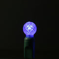 Sival G12 Raspberry LED string light 23.7 ft green wire, 70 blue bulbs