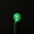 Sival G12 Raspberry LED string light 23.7 ft green wire, 70 green bulbs