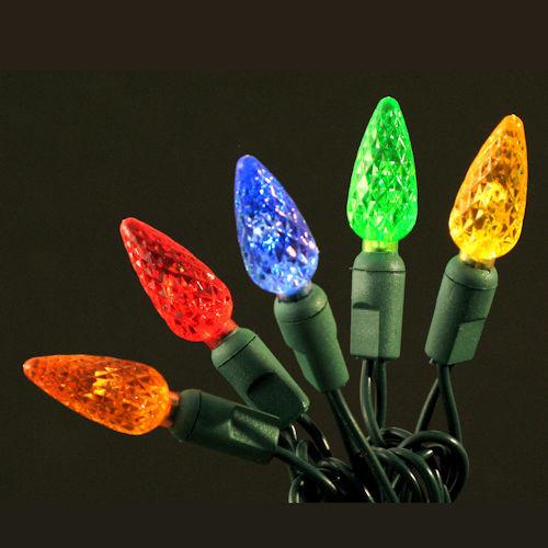Sival LED 70LT C6 "Strawberry" Light String - Green Wire (s), 1-String Pack