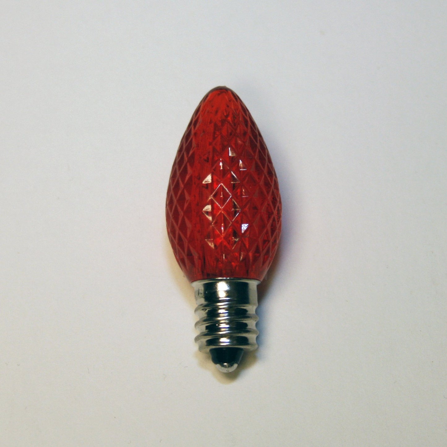 Sival LED C7 Christmas Light Bulb, 2 SMD LEDs, 0.58W - Various Colors Available - (Candelabra Base/E12), Red, 500-Pack