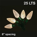 Sival LED 25LT C9 Light String - Green Wire (s), Cool White, 24-String Pack