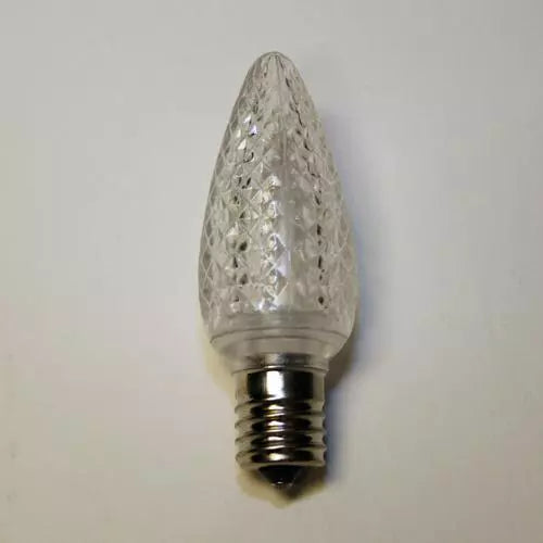 LED C9 Bulb, E17 intermediate base, 130V, .58W, UL, warm whi