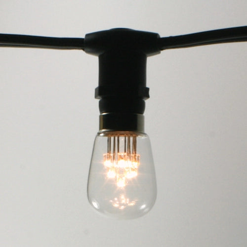 LED Constellation S8, 9 LEDs, 2200K, clear, glass, E17, 0.5W
