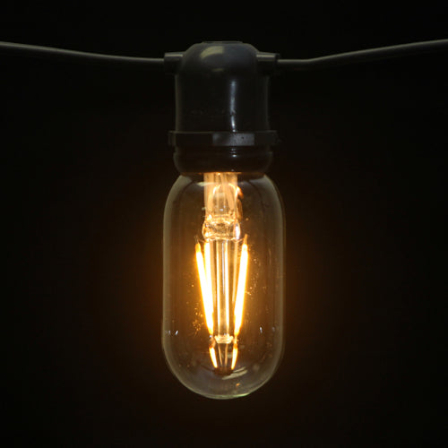 Sival LED Filament T14 Tubular Bulb, 2W, Clear - (Medium Base/E27), 100-Pack