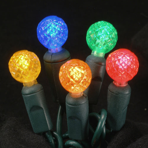Sival LED 70LT G12 "Raspberry" Light String - Green Wire (s), Orange, 1-String Pack