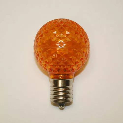 LED G40 Bulb, E17 intermediate base, 130V, .49W, UL listed,