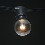 Sival LED G40 Glass Globe Bulb, Warm White, 0.6W, E17 Intermediate Base, 250-Pack