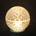 Sival LED G40 Faceted Plastic Globe Bulb, 3 SMD LEDs, 0.58W, E17 Intermediate Base, Sun Warm White, 25-Pack