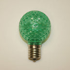 Sival LED G40 Faceted Plastic Globe Bulb, 5 LEDs, 0.96W, E17 Intermediate Base, Multi (R/G/B/A/Y), 500-Pack