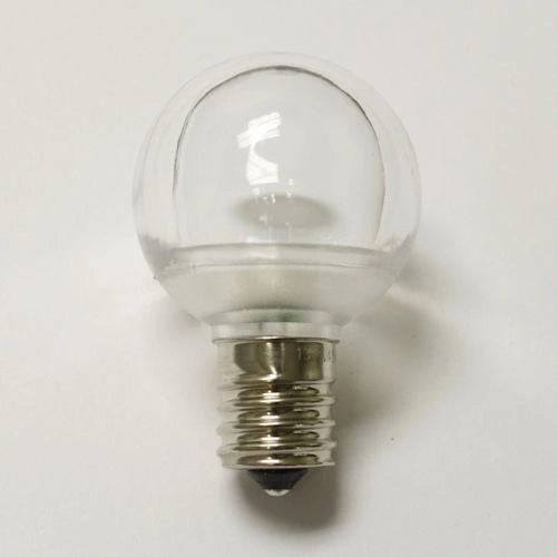 LED G40 Bulb, E17, 130V, .49W, UL listed, sun warm white, 5