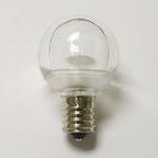 Sival LED G40 Globe Smooth Plastic Bulb, 5 LEDs, 0.96W, Cool White, E17 Intermediate Base, 500-Pack