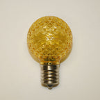 Sival LED G40 Faceted Plastic Globe Bulb, 5 LEDs, 0.96W, E17 Intermediate Base, Multi (R/G/B/A/Y), 500-Pack