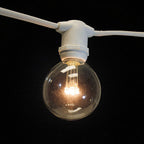 Sival LED G50 Glass Globe Bulb, Warm White, 0.6W, E17 Intermediate Base, 25-Pack