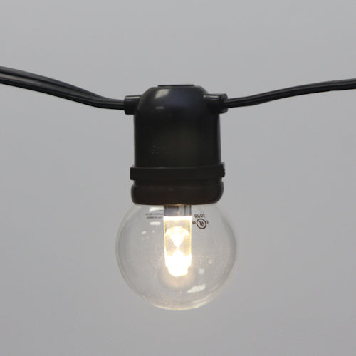 Sival LED Professional-Grade G50 Globe Bulb, 1.4W, Warm White, E27 Medium Base, 25-Pack