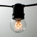 Sival LED Constellation G50 Globe Globe Bulb, 15 LEDs, 0.9W, Clear - (Medium Base/E27), 25-Pack
