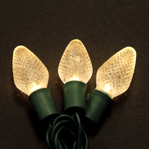 Sival LED 25LT C7 Light String - Green Wire (s), Multi Smooth Opaque (R/G/B/O/Y), 24-String Pack