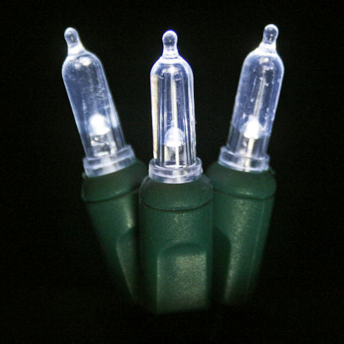 Sival LED 70LT M5 Mini Classic Light String - Green Wire (s), Cool White, 24-String Pack