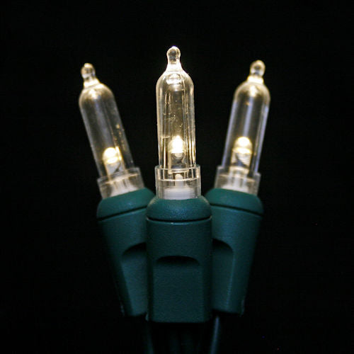 Sival LED 70LT M5 Mini Classic Light String - Green Wire (s), Cool White, 1-String Pack