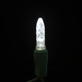 Sival M6 LED string light 23.7 ft green wire, 70 cool white bulbs