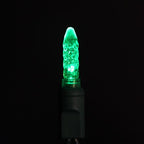 Sival LED 70-Light M6 Light String, Green Wire, Blue, 24-Pack