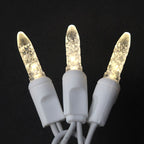 Sival LED 70-Light M6 Light String, White Wire, Cool White, 24-Pack