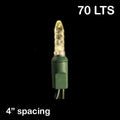 Sival LED 70LT M6 Light String - Green Wire (s), Red, 24-String Pack