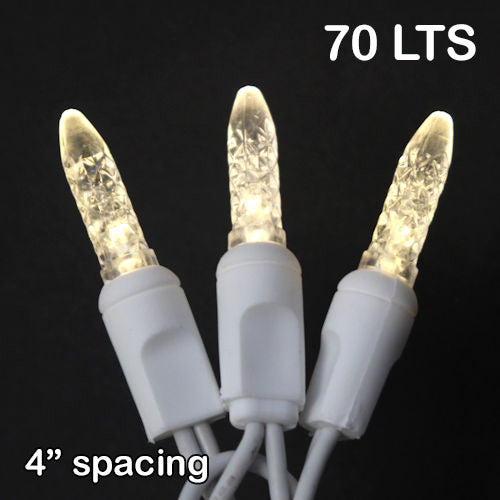 Sival LED 70LT M6 Light String - White Wire (s), Cool White, 24-String Pack