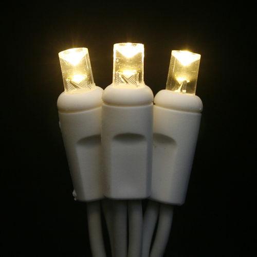 Sival LED 70LT Polka Dot (5mm) Christmas Light String - White Wire (s), Warm White, 1-String Pack