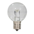Sival LED G40 Globe Professional Grade Bulb, 1.0W, Warm White - (Intermediate Base/E17), 25-Pack