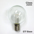 Sival LED G40 Glass Globe Bulb, Warm White, 0.6W - (Intermediate Base/E17), 250-Pack